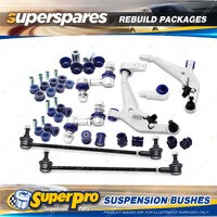 Front + Rear Superpro Suspenison Bush Kit for Nissan X-Trail T30 2002-2007