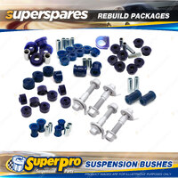 Front + Rear Superpro Suspenison Bush Kit for Toyota Corolla E80 E82 1985-1989