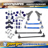 Front + Rear Superpro Suspenison Bush Kit for Toyota Kluger GSU40R GSU50R 07-13