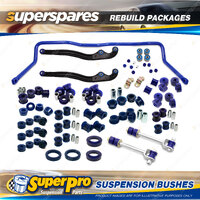 Front + Rear Superpro Suspenison Bush Kit for Toyota Landcruiser 80 Series 90-92