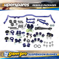 Front + Rear Superpro Suspenison Bush Kit for Toyota Landcruiser 200 KDSS only