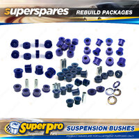 Front + Rear Superpro Suspenison Bush Kit for Nissan Navara D21 2WD V6 1992-1999