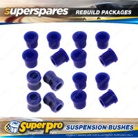 Rear Superpro Suspenison Bush Kit for Ford Econovan Van 1981-1983