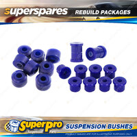 Rear Superpro Suspenison Bush Kit for Holden Barina MB Only 1985-1989