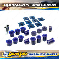 Rear Superpro Suspenison Bush Kit for Nissan Patrol MK Rectangular Light 83-87