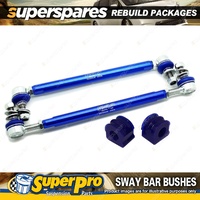 Front SuperPro Sway Bar Rebuild Kit for VW Golf Mk 4 Typ 1J1 4motion FWD