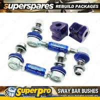 Front SuperPro Sway Bar Rebuild Kit for Toyota Prado 120 Series 2002-2010