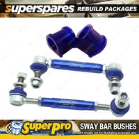 Front SuperPro Sway Bar Rebuild Kit for Mazda 323 Astina BJ 1998-2000