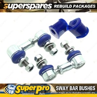 Front SuperPro Sway Bar Rebuild Kit for Hyundai Accent LC 2000-2005