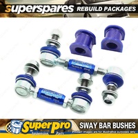 Front SuperPro Sway Bar Rebuild Kit for Toyota Hilux GGN GUN 4WD 2015-on