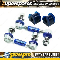 Rear SuperPro Sway Bar Rebuild Kit for Mitsubishi Pajero NM NP 2000-2006