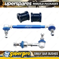 Rear SuperPro Sway Bar Rebuild Kit for Nissan Patrol Y61 GU Wagon 1997-2016