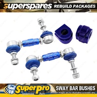 Rear SuperPro Sway Bar Rebuild Kit for Volkswagen Golf Passat MK 6 7 Typ