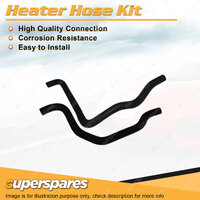 Heater Hose Set for Mitsubishi Lancer CC 1.8L 16V SOHC MPFI 4G93 1992-1996