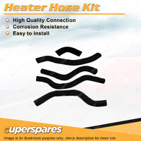 Heater Hose Set for Toyota Landcruiser HDJ100R HZJ105R 4.2L w/Rear Heating