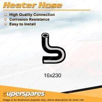 Heater Hose 16 x 230mm for Holden Gemini TC TX 1.6L Heater Valve to Heater Core