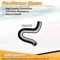 Upper Radiator Hose 35 x 530mm for Ford Meteor GA GB Laser KA 1.1L 1.3L 1.5L