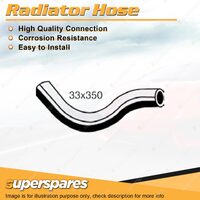 Upper Radiator Hose 33 x 350mm for Mitsubishi Pajero NA NB NC ND NE NF NG NH