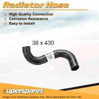 Upper Radiator Hose 38 x 430mm for Ford Fairmont Falcon EA EB Fairlane NA LTD