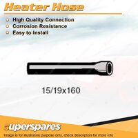 1 x Heater Hose 15/19 x 160mm for Ford Falcon XF 4.1L 250ci 6 cyl 01/85-12/90