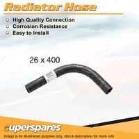 Superspares Lower Radiator Hose 26 x 400mm for Holden Drover QB 1.3L 4 cyl SOHC