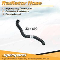 Lower Radiator Hose 33 x 692mm for Mitsubishi Magna TR TS 4G54 2.6L 1991-1997