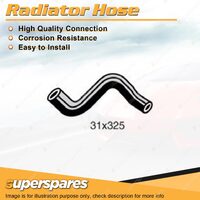 Superspares Upper Radiator Hose 31 x 325mm for Chrysler Neon JA 2.0L 4 cyl 16V