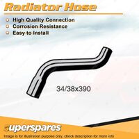 Lower Radiator Hose 34/38 x 390mm for Holden Barina Combo Van SB 1.2L 1.4L 1.6L