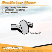 Upper Radiator Hose 34/41 x 450mm for Holden Astra TR 1.4L 1.6L 1994-1999 AC