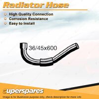 Lower Radiator Hose 36/45 x 600mm for Toyota Coaster BB21 3.4L 3.7L 1982-1993