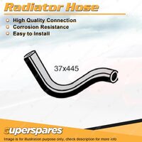 1 x Upper Radiator Hose 37mm x 445mm for Holden Jackaroo U8 3.5L V6 DOHC 24V