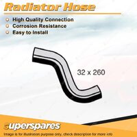 Superspares Upper Radiator Hose 32 x 260mm for Daewoo Lanos 1.5L 4 cyl SOHC 8V