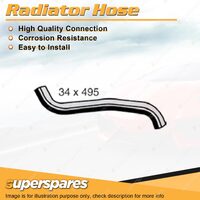 Lower Radiator Hose 34mm x 495mm for Nissan Bluebird U13 2.4L 4 cyl DOHC 16V