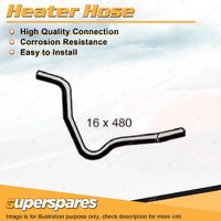 Superspares Heater Hose 16 x 480mm for Mitsubishi Magna TR 2.6L 4 cyl 1991-1994