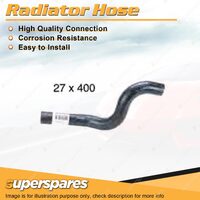 Upper Radiator Hose 27 x 400mm for Ford Laser KN KQ ZM 1.6L 4cyl DOHC 1999-2002