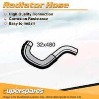 Lower Radiator Hose 32 x 480mm for Mitsubishi Triton K65 MK 2.4L 4 cyl SOHC 16V