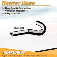 1 x Upper Heater Hose 16mm x 280mm for Nissan Patrol GQ 4.2L 6 cyl OHV 12V EFI