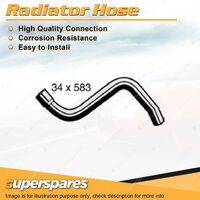 Upper Radiator Hose 34 x 583mm for Ford Fairlane Fairmont Falcon BA BF LTD BA