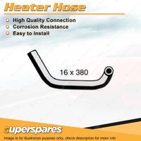 Superspares Heater Hose 16 x 380mm for Mitsubishi Pajero NJ 3.5L V6 DOHC 24V