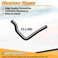 Heater Hose 13mm x 480mm for Toyota Landcruiser HJ61R 4.0L 6 cyl Manual Inlet