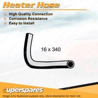 Superspares Heater Hose 16 x 340mm for Mitsubishi Pajero NF NG 3.0L V6 1988-1991