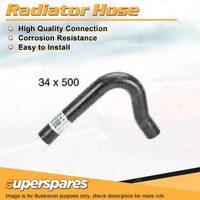 1 x Upper Radiator Hose 34 x 500mm for Mitsubishi Pajero NM NP V75W 3.5L 3.8L