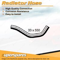 Lower Radiator Hose 33mm x 550mm for Toyota Landcruiser Prado GRJ120R GRJ121R