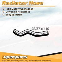 Upper Radiator Hose 33/37 x 410mm for Holden Rodeo RA Colorado RC 2.4L 4 cyl