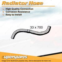 Superspares Upper Radiator Hose 33mm x 700mm for Hyundai Sonata NF 3.3L V6 DOHC