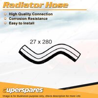 1 x Upper Left Radiator Hose 27 x 280mm for Subaru Liberty BL BP Outback 3.0L