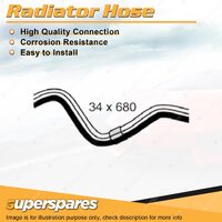 Lower Radiator Hose 34 x 680mm for Mitsubishi Outlander ZE 2.4L 4 cyl SOHC 16V