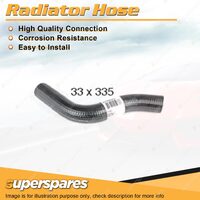 Lower Radiator Hose 33mm x 335mm for Suzuki Swift EZ 1.5L 4 cyl DOHC VVT 16V