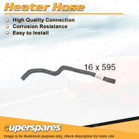 Heater Hose 16mm x 595mm for Subaru Brumby 1.8L 4cyl OHV 8V Outlet 1980-1994