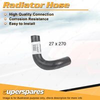 Superspares Upper Radiator Hose 27 x 270mm for Suzuki Jimny 1.3L 4 cyl DOHC 16V